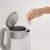 Tefal Glass Kettle KI605B30 electric kettle 1.7 L 2200 W Grey, Silver, Transparent