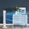 Household tower fan Rowenta Eole VU6871 White 40W AC 220-240V