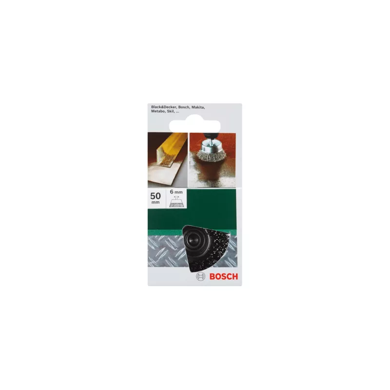 Cup brush Bosch 2609256515 Shank diameter 6 mm Diameter 5 cm