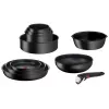 Cookware set Tefal Ingenio L76391 — aluminium mixed set, 4 pcs (saucepans Ø16/18/20 cm) black
