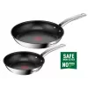 Frying set Tefal Intuition B817S255 — stainless steel pans 20 cm and 26 cm