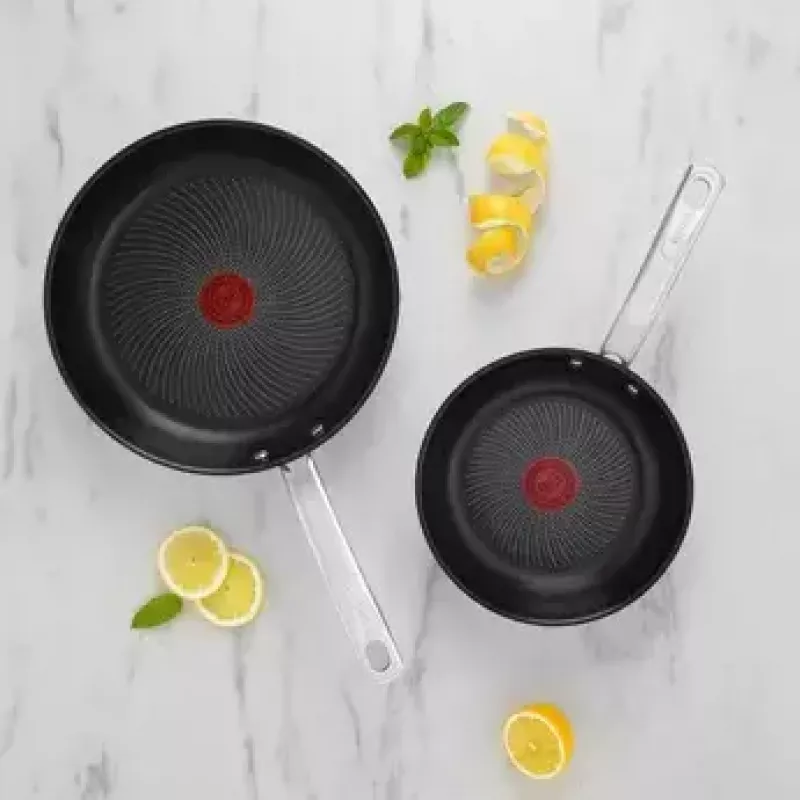 Frying set Tefal Intuition B817S255 — stainless steel pans 20 cm and 26 cm