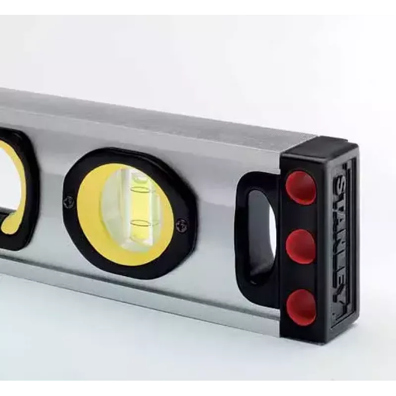Level STANLEY 1-43-537, spirit level 0.9 m, grey, accuracy ±0.5 mm/m
