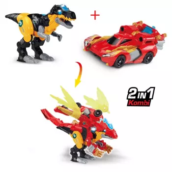 Toy figure VTech Switch & Go Combo Mega Dragon — transforming vehicle-to-dragon playset
