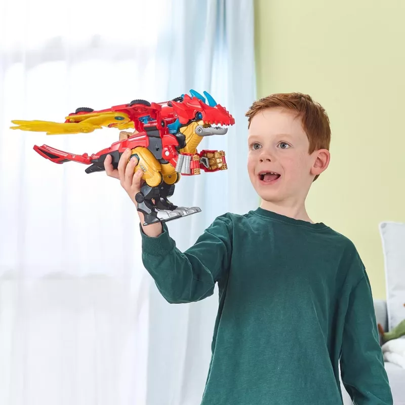 Toy figure VTech Switch & Go Combo Mega Dragon — transforming vehicle-to-dragon playset