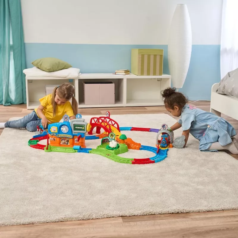 Toy playset VTech Tut Tut Baby Speedster - Colorful Station, interactive sounds and music