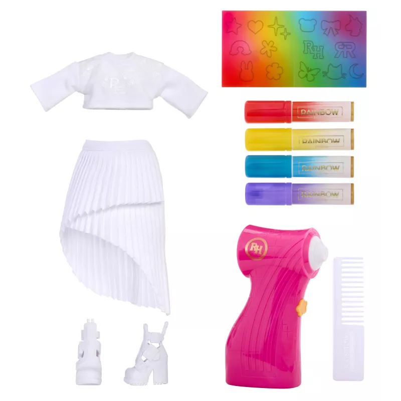 Rainbow High Air Brush & Create Fashion Dolls - Purple Eyes, Fashion doll, Female, 4 yr(s), Boy/Girl, Multicolour