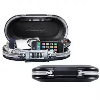 Portable safe MASTER LOCK Safe space small combination lock box with cable