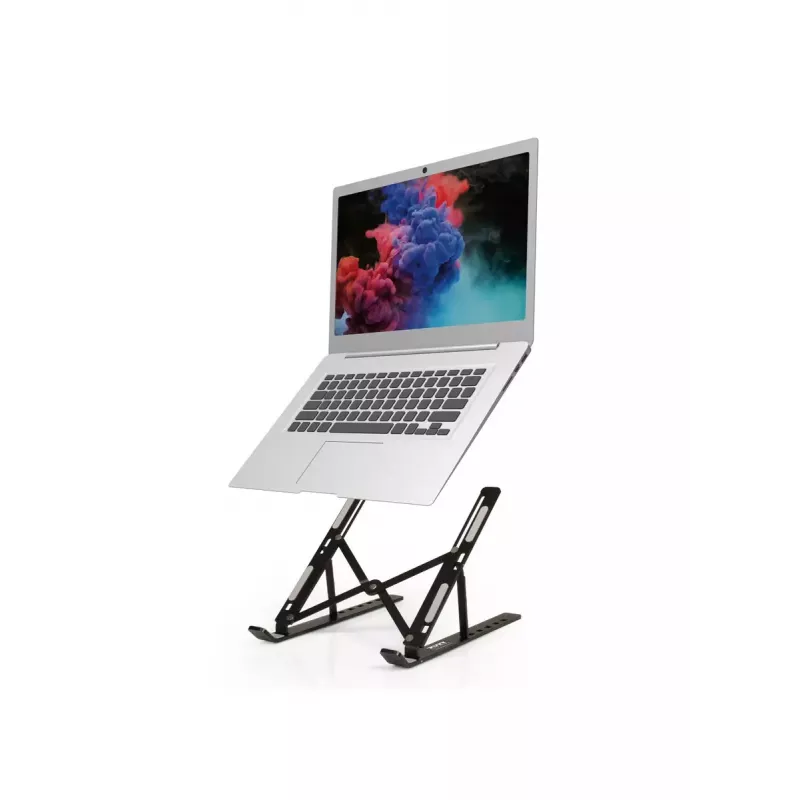 Laptop stand Port Designs 901107 Black Aluminium 39.6 cm