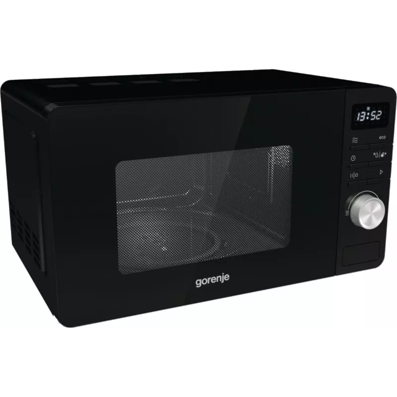 Gorenje Mikrovågsugn MO20A3B, Countertop, Solo microwave, 20 L, 800 W, Built-in display, LED