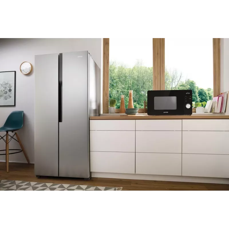 Gorenje Mikrovågsugn MO20A3B, Countertop, Solo microwave, 20 L, 800 W, Built-in display, LED