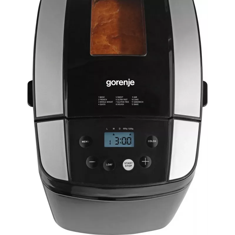 Gorenje BM1210BK bread maker 800 W Black, Grey