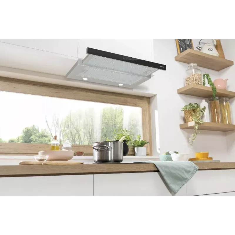 Gorenje TH64E3SGB cooker hood Semi built-in (pull out) Stainless steel 350 m³/h