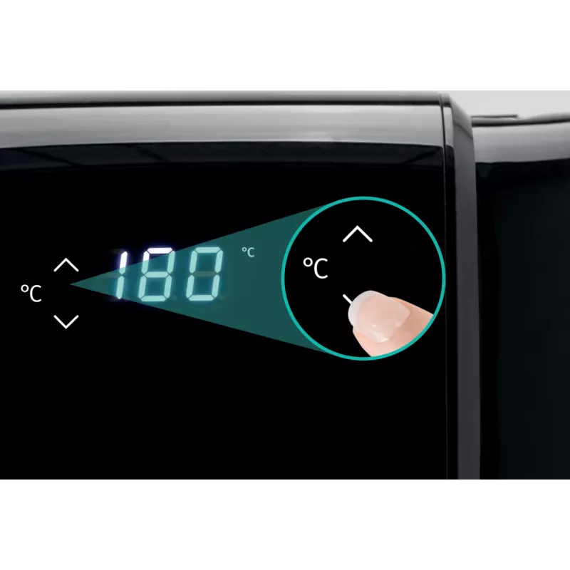 Gorenje AF1700DB Single 5 L Built-in 1700 W Hot air fryer Black, Metallic