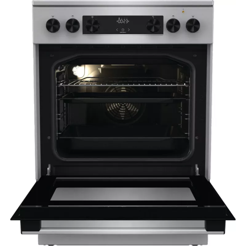 Gorenje GECS6C70XC cooker Freestanding cooker Electric Coil hob Stainless steel