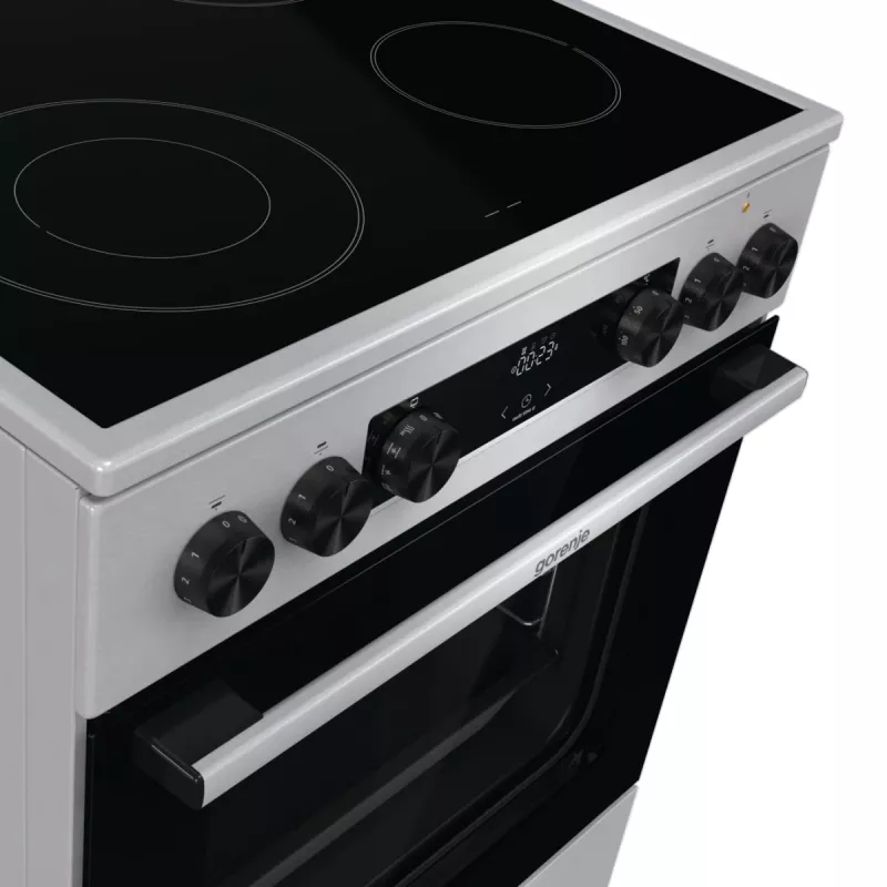 Gorenje GECS6C70XC cooker Freestanding cooker Electric Coil hob Stainless steel