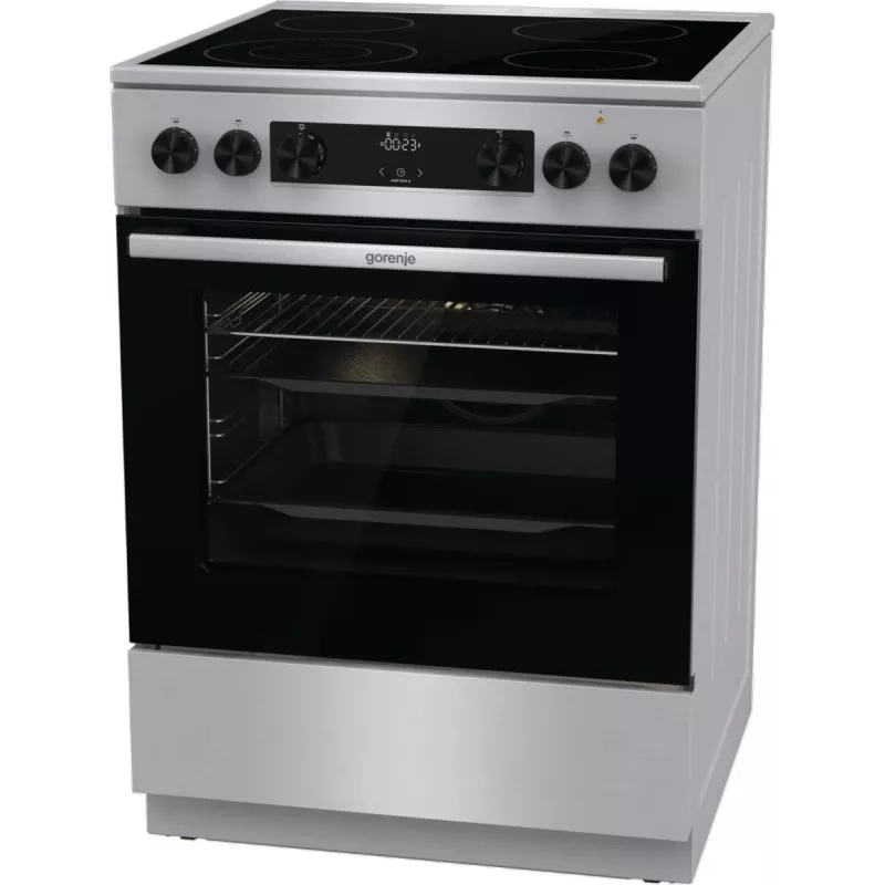 Gorenje GECS6C70XC cooker Freestanding cooker Electric Coil hob Stainless steel