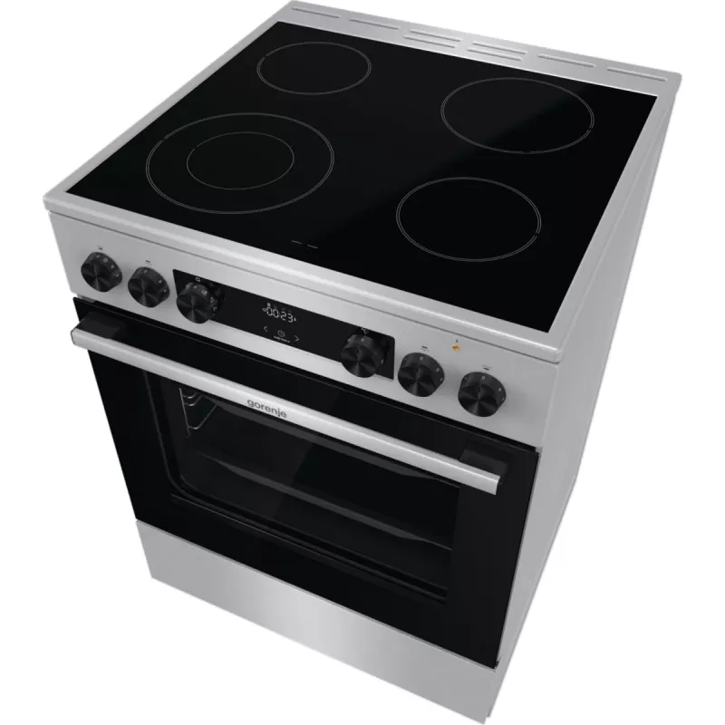 Gorenje GECS6C70XC cooker Freestanding cooker Electric Coil hob Stainless steel