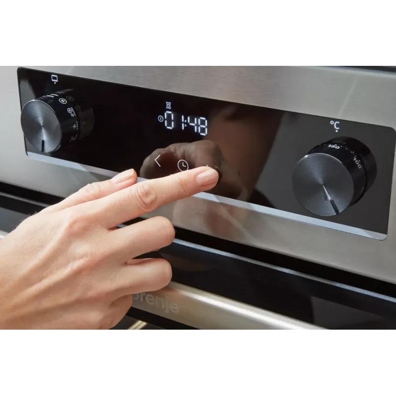 Gorenje GECS6C70XC cooker Freestanding cooker Electric Coil hob Stainless steel