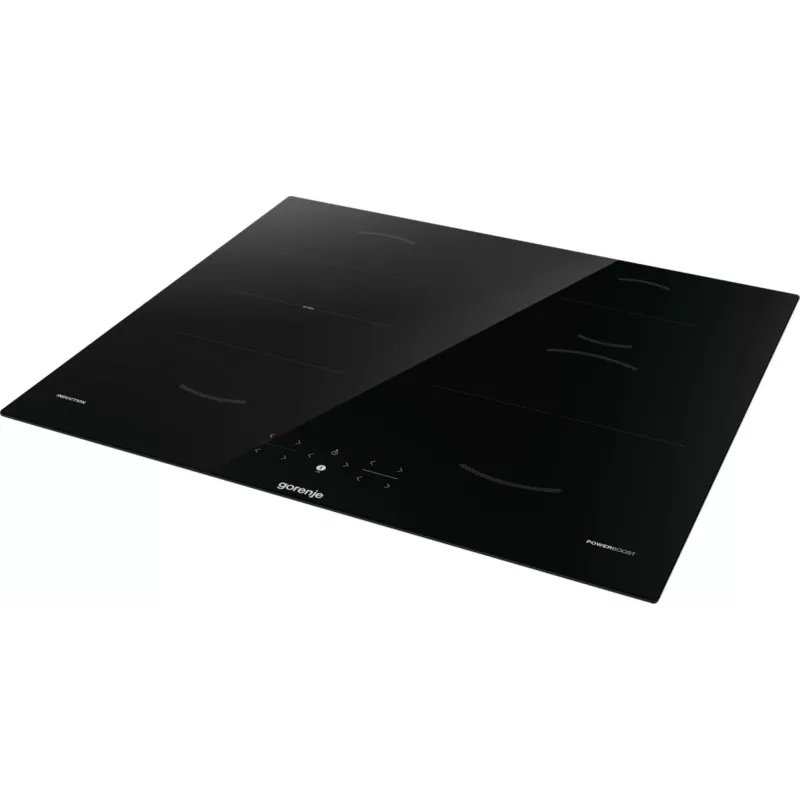 Gorenje Induktionshäll GI6421BSC, Black, Built-in, 59.5 cm, Zone induction hob, Glass-ceramic, 4 zone(s)