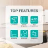 Gorenje Induktionshäll GI6443BSCWF, Black, Built-in, 60 cm, Zone induction hob, Glass-ceramic, 4 zone(s)
