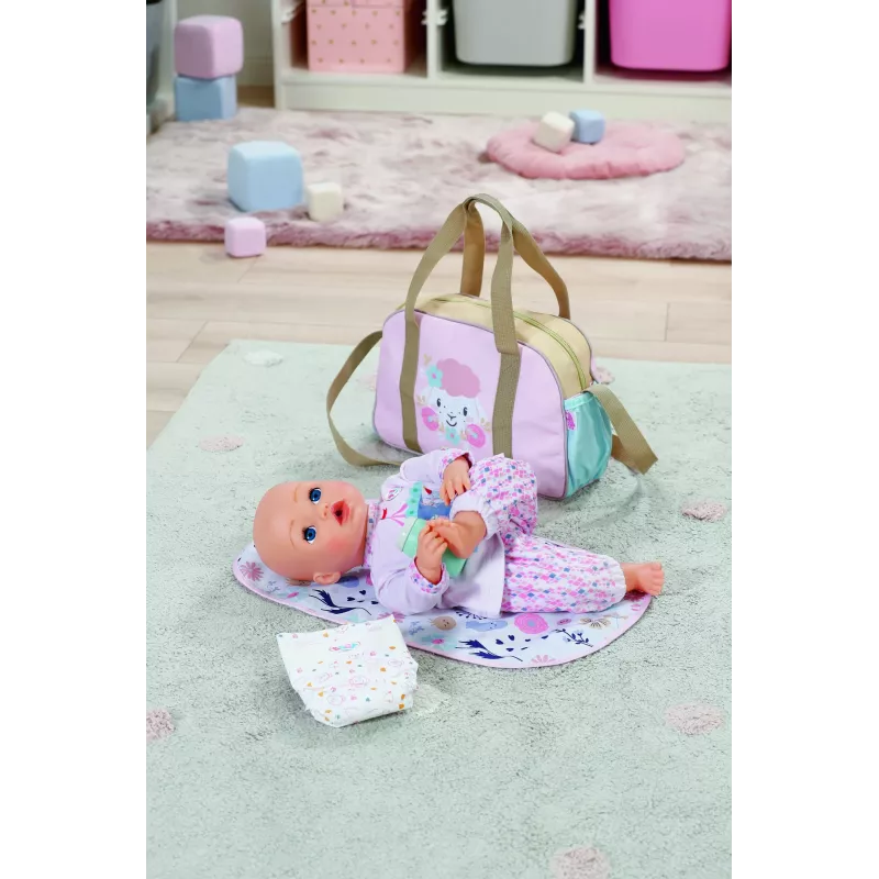 BABY born Changing Bag Flower Doll diaper bag