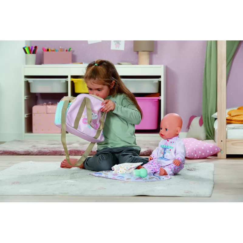 BABY born Changing Bag Flower Doll diaper bag