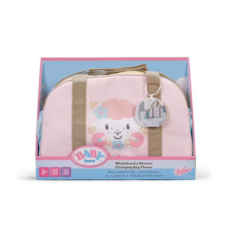 BABY born Changing Bag Flower Doll diaper bag
