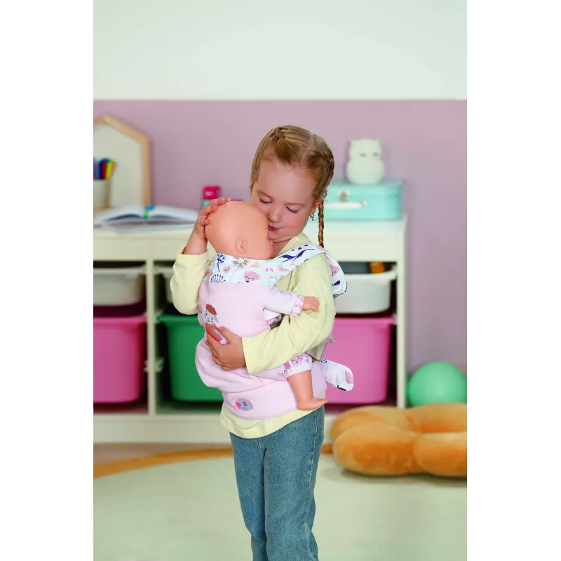 BABY born Baby Carrier Flower Doll carrier