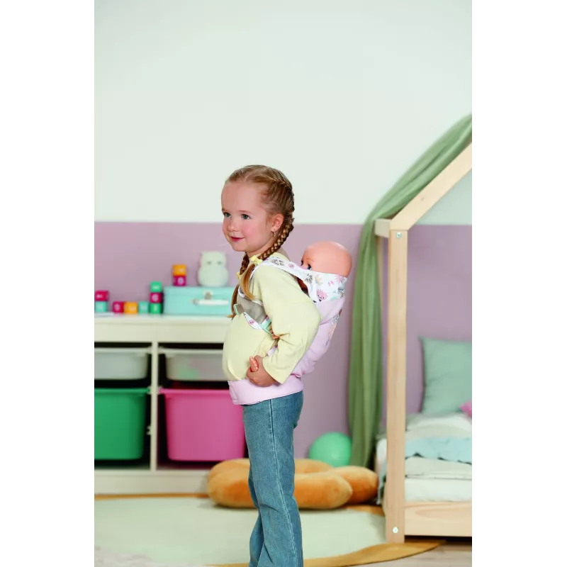 BABY born Baby Carrier Flower Doll carrier