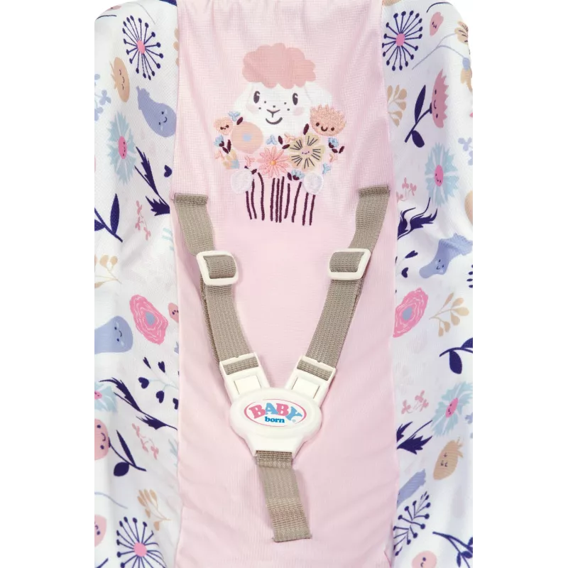 BABY born Comfort Seat Flower Doll travel seat