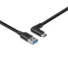 Lindy 1.5m USB 3.2 Type A to C Cable, 90° Right Angle, 10Gbps