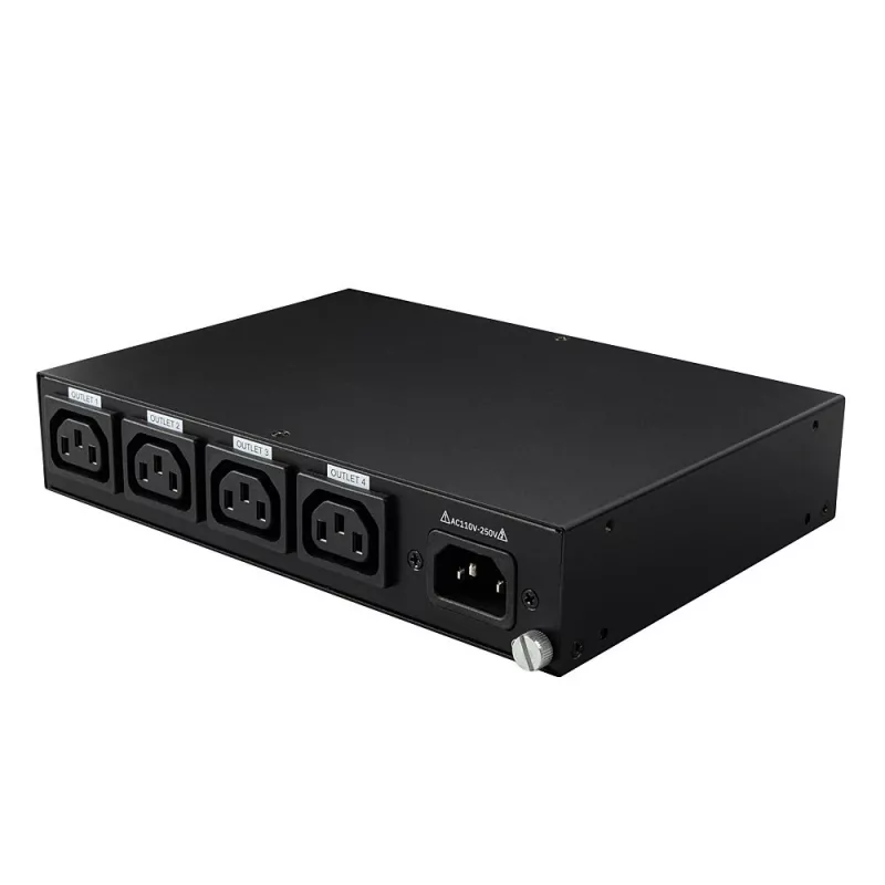 Lindy 32622 power distribution unit (PDU) 4 AC outlet(s) 1U Black