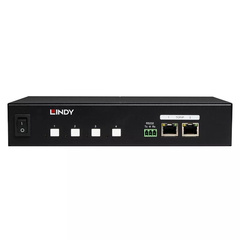 Lindy 32622 power distribution unit (PDU) 4 AC outlet(s) 1U Black