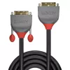 Lindy 2m DVI-D Dual Link Extension Cable, Anthra Line, 2 m, DVI-D, DVI-I, Male, Female, Black