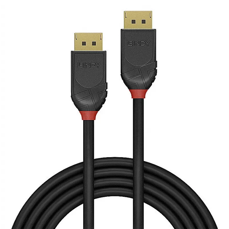 Lindy 36515 DisplayPort cable 0.5 m Black