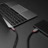 Lindy 1m USB 3.2 Type C to Micro-B Cable, Anthra Line, 1 m, USB C, Micro-USB B, USB 3.2 Gen 1 (3.1 Gen 1), Black