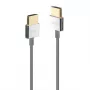 Lindy Ultra High Speed HDMI Slim Cable 0.5m, 0.5 m, HDMI Type A (Standard), HDMI Type A (Standard), 48 Gbit/s, White