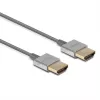 Lindy Ultra High Speed HDMI Slim Cable 0.5m, 0.5 m, HDMI Type A (Standard), HDMI Type A (Standard), 48 Gbit/s, White