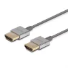 Lindy Ultra High Speed HDMI Slim Cable 0.5m, 0.5 m, HDMI Type A (Standard), HDMI Type A (Standard), 48 Gbit/s, White