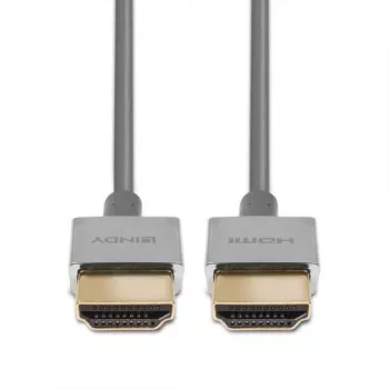 Lindy Ultra High Speed HDMI Slim Cable 1m, 1 m, HDMI Type A (Standard), HDMI Type A (Standard), 48 Gbit/s, White