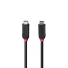 Lindy 2m USB4 240W Type C Cable, Black Line, 2 m, USB C, USB C, USB4 Gen 3x2, 40 Gbit/s, Black