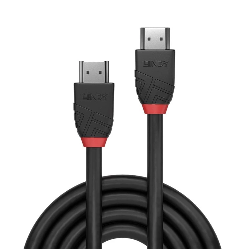 Lindy 7.5m 8K60Hz HDMI Cable, Black Line, 7.5 m, HDMI Type A (Standard), HDMI Type A (Standard), 48 Gbit/s, Black