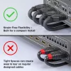 Lindy 3m 4K60Hz HDMI Cable, Flexible, 3 m, HDMI Type A (Standard), HDMI Type A (Standard), 18 Gbit/s, Black