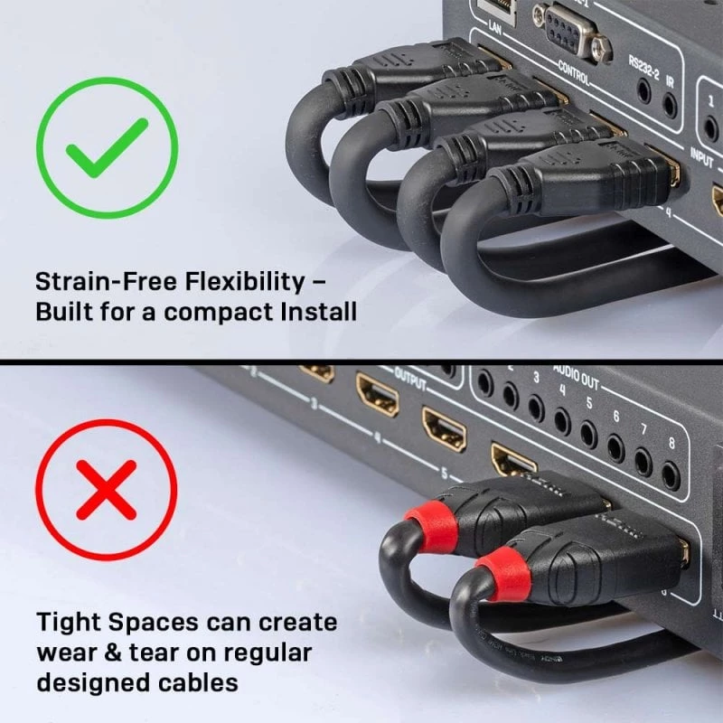Lindy 3m 4K60Hz HDMI Cable, Flexible, 3 m, HDMI Type A (Standard), HDMI Type A (Standard), 18 Gbit/s, Black