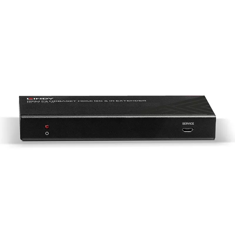 Lindy 100m Cat.6 HDMI 4K60, IR and RS-232 HDBaseT Extender, Receiver