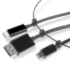 Lindy USB Type C, mDP and DisplayPort to HDMI 18G Converter Tether