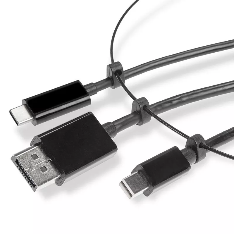 Lindy USB Type C, mDP and DisplayPort to HDMI 18G Converter Tether