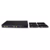 Lindy 150m Cat.6 4x4 HDMI 4K60 HDBaseT Matrix Extender, 3840 x 2160 pixels, AV transmitter & receiver, 150 m, Wired, Black, HDCP