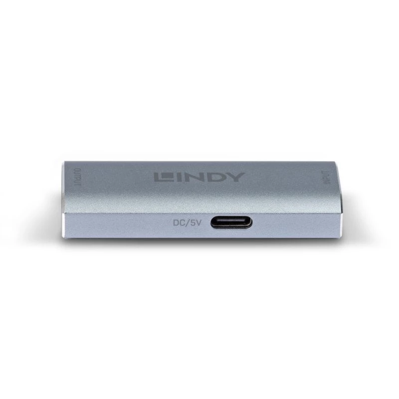 Lindy DisplayPort 1.4 Repeater, 7680 x 4320 pixels, AV repeater, 40 m, Wired, Silver